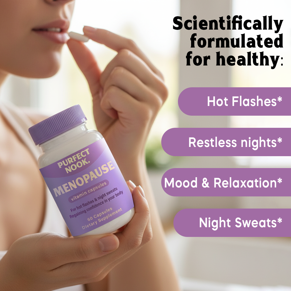 Purfectnook Menopause Vitamin Capsules