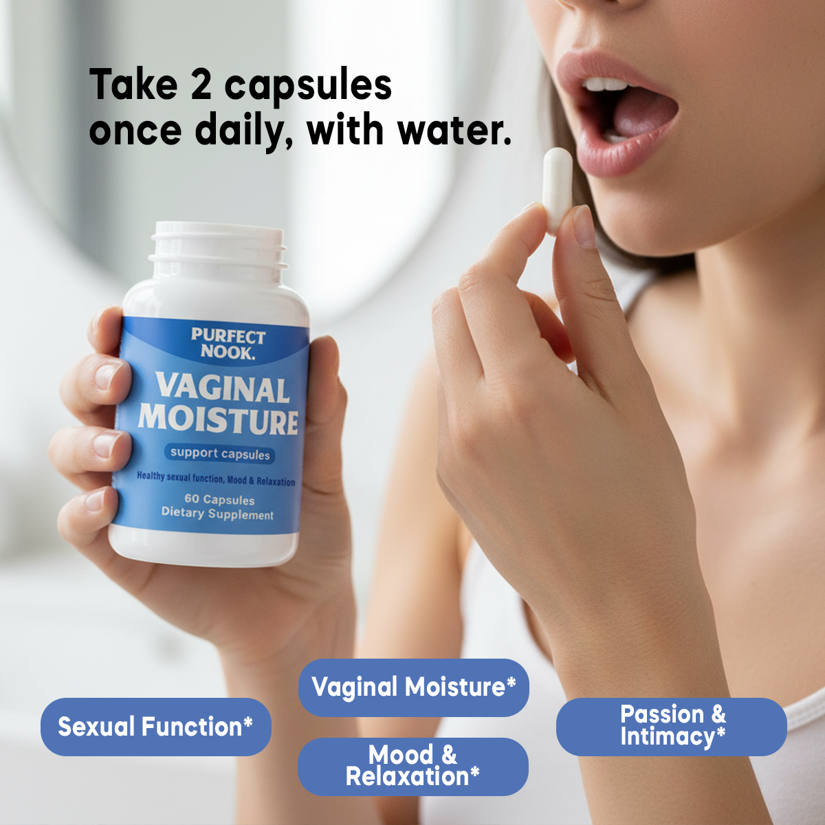 Purfectnook Vaginal Moisture Support Capsules