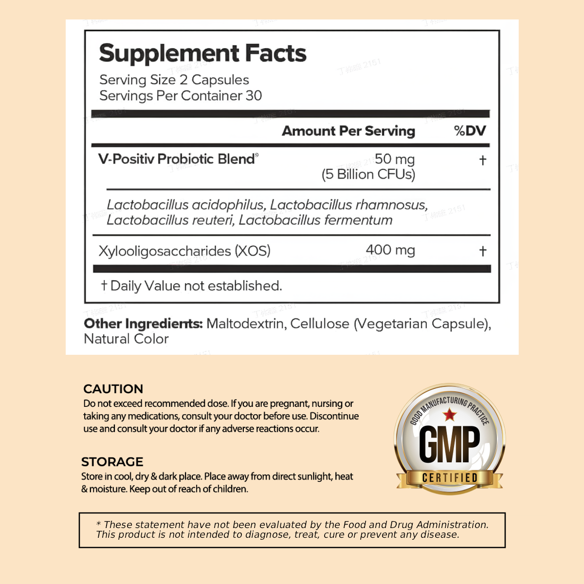 Purfectnook Daily Probiotic Capsules